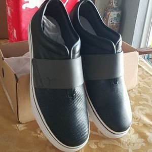 NIB El Rey Blck-Dark Gull Gray Shoes, Mens Size 10